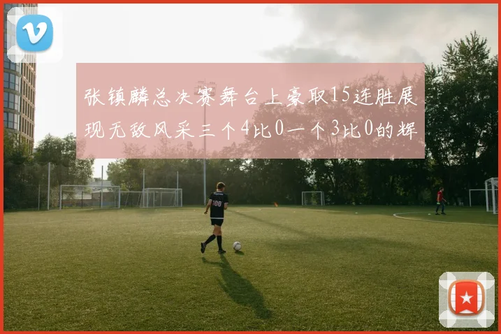 张镇麟总决赛舞台上豪取15连胜展现无敌风采三个4比0一个3比0的辉煌战绩